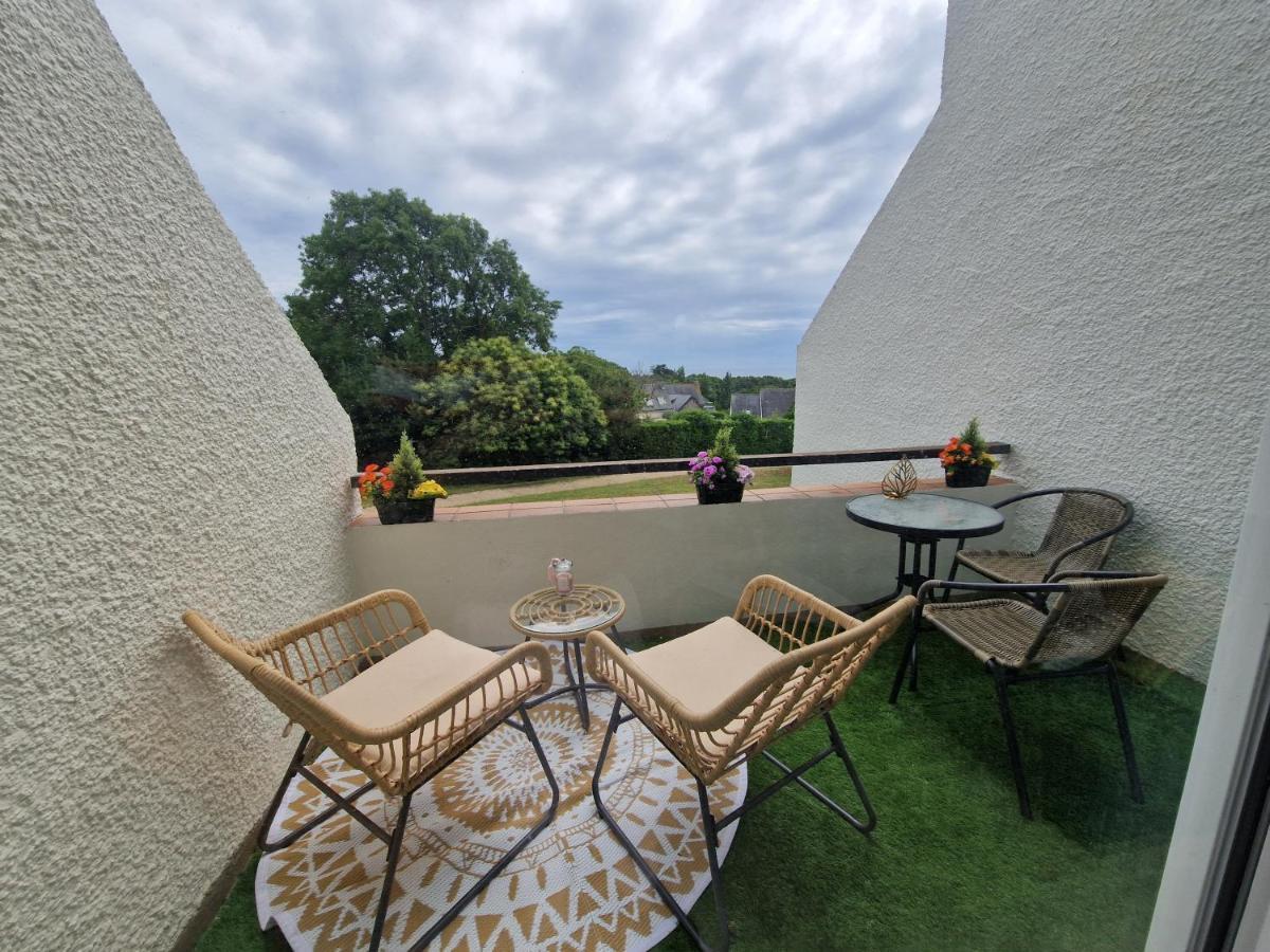 Guidel-Plages Studio Lumineux Balcon Vue Mer & Piscine ภายนอก รูปภาพ