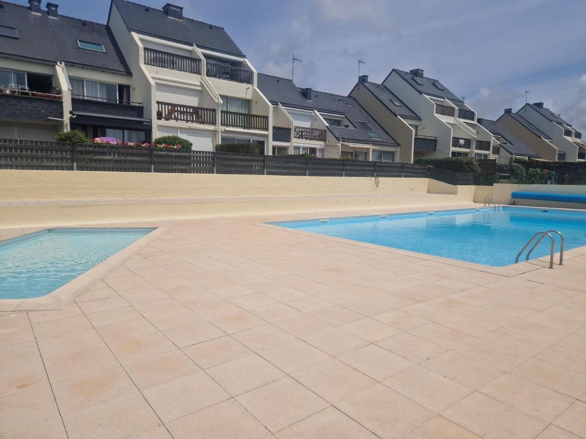 Guidel-Plages Studio Lumineux Balcon Vue Mer & Piscine ภายนอก รูปภาพ